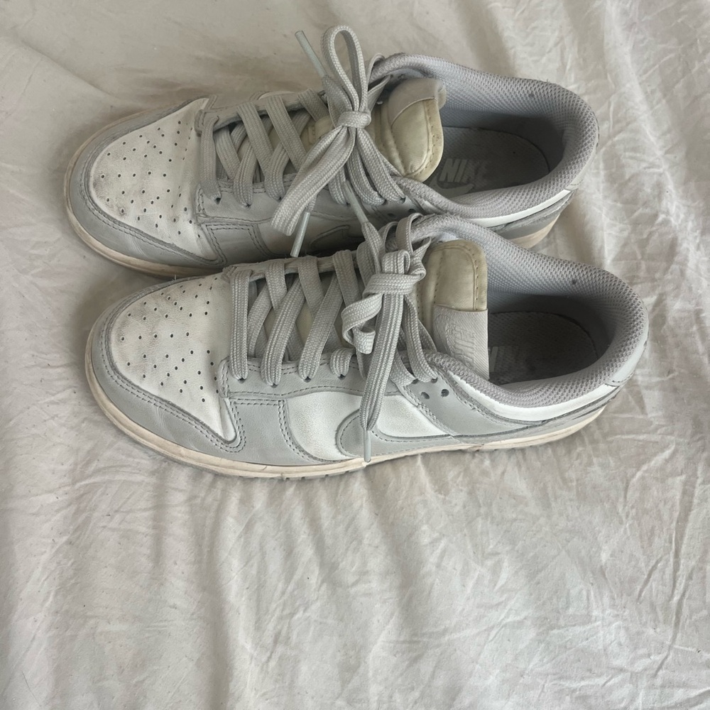 Grey Nike dunk lows